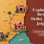 Travel Distance Delhi to agra to jaipur to delhi