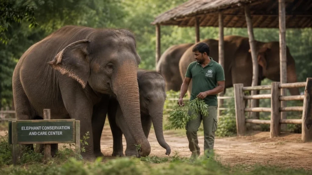 Elephant Conservation and Care Center Agra
