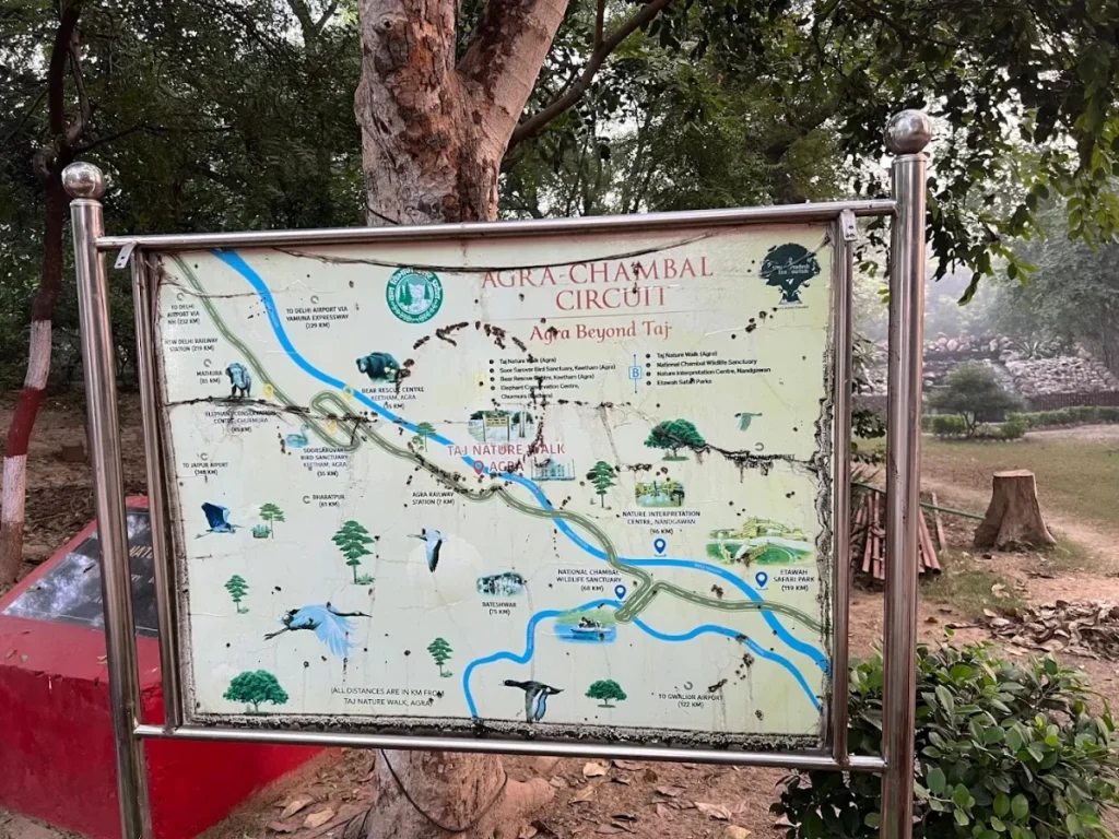 taj nature walk agra